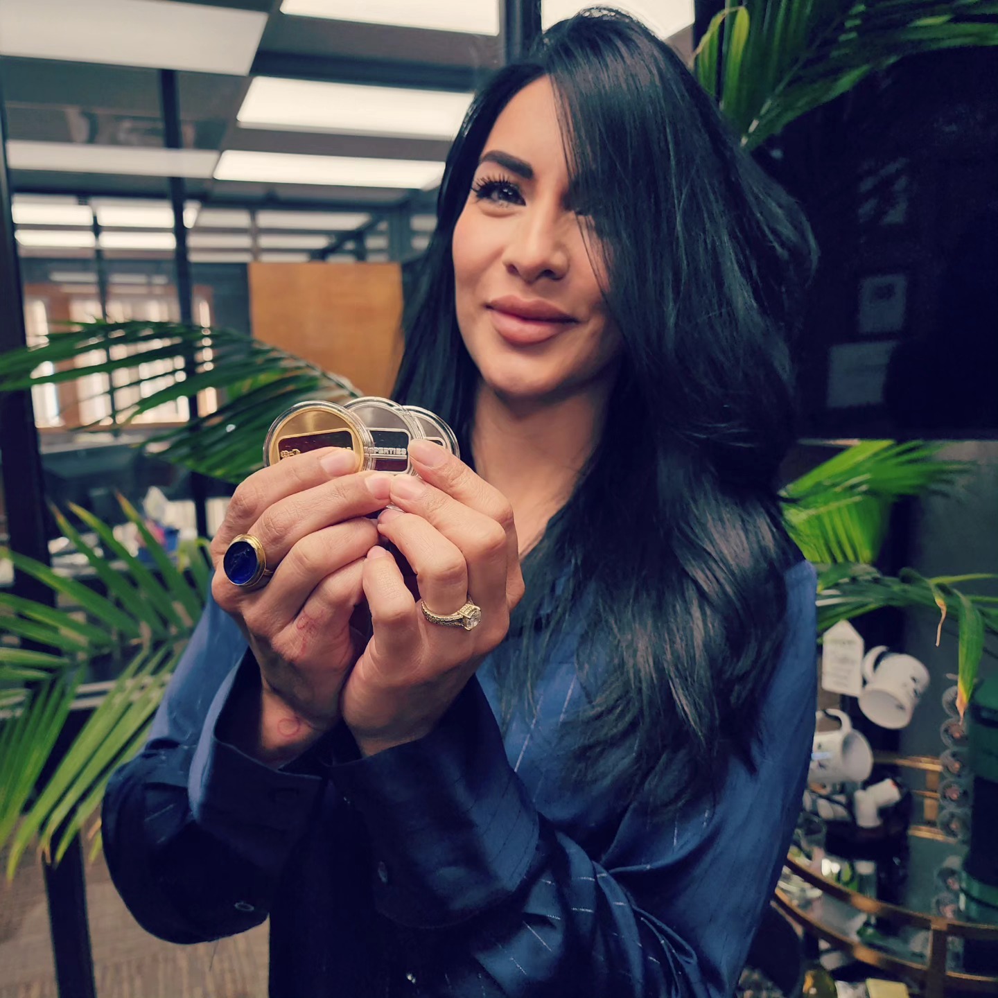 Codee Dalton with awards